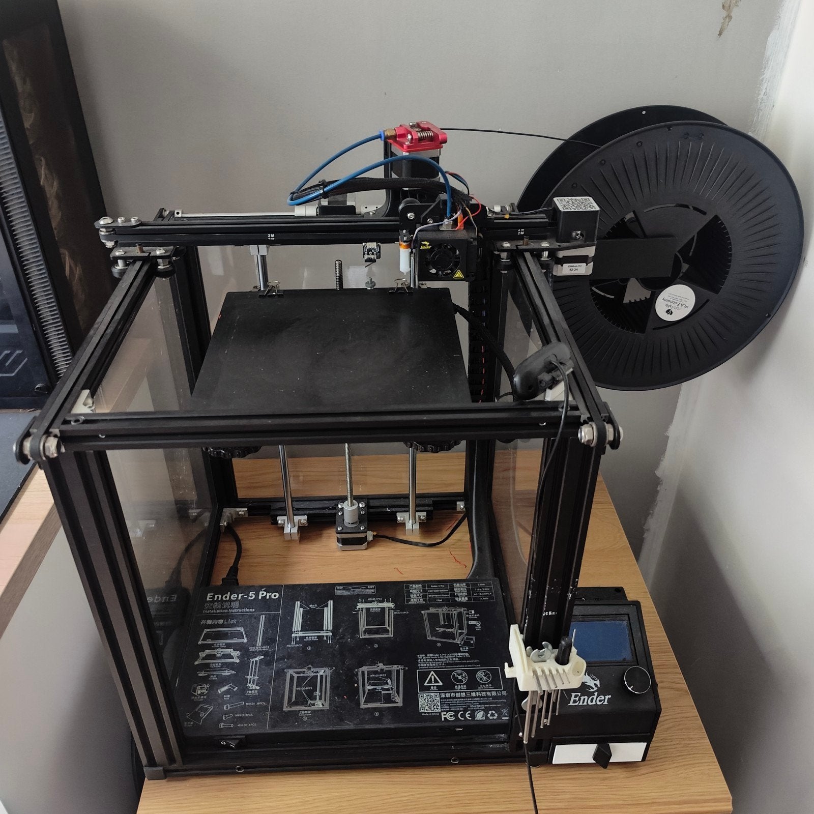Creality Ender 5 Pro + Veel Filament resten!, Ophalen, Gebruikt, Creality Ender 5 pro