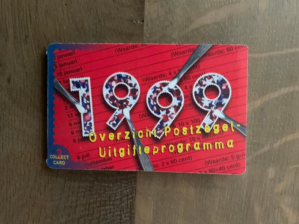 collectcard 1999, Postzegels en Munten, Postzegels | Nederland, Ophalen of Verzenden, Postfris