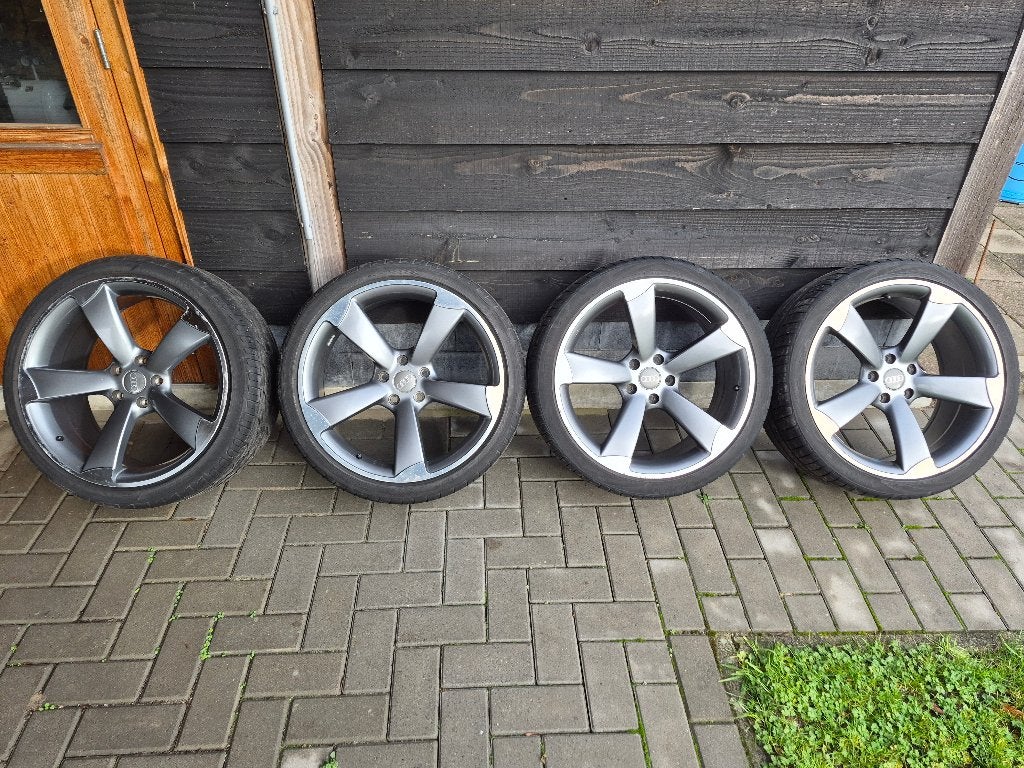 Audi Rotor velgen 19 inch deep concave zomerbanden, Velg(en), Personenwagen, Zomerbanden, Ophalen