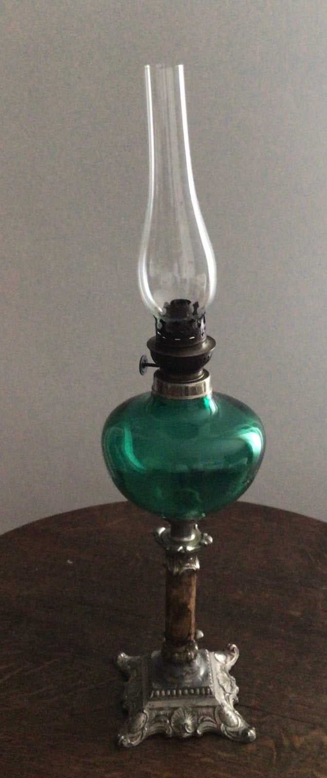Te koop antieke olie lamp., Ophalen