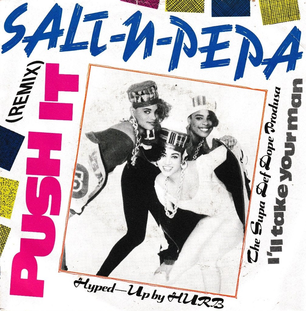 Salt-n-Pepa - Push it (remix), Ophalen of Verzenden, Gebruikt, 7 inch, Hiphop en Rap