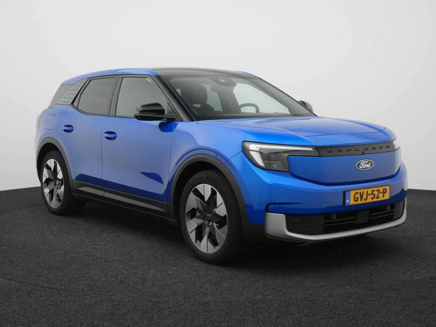 Ford Explorer Premium Extended Range RWD 77 kWh | Trekhaak |, Achterwielaandrijving, Gebruikt, Zwart, Blauw