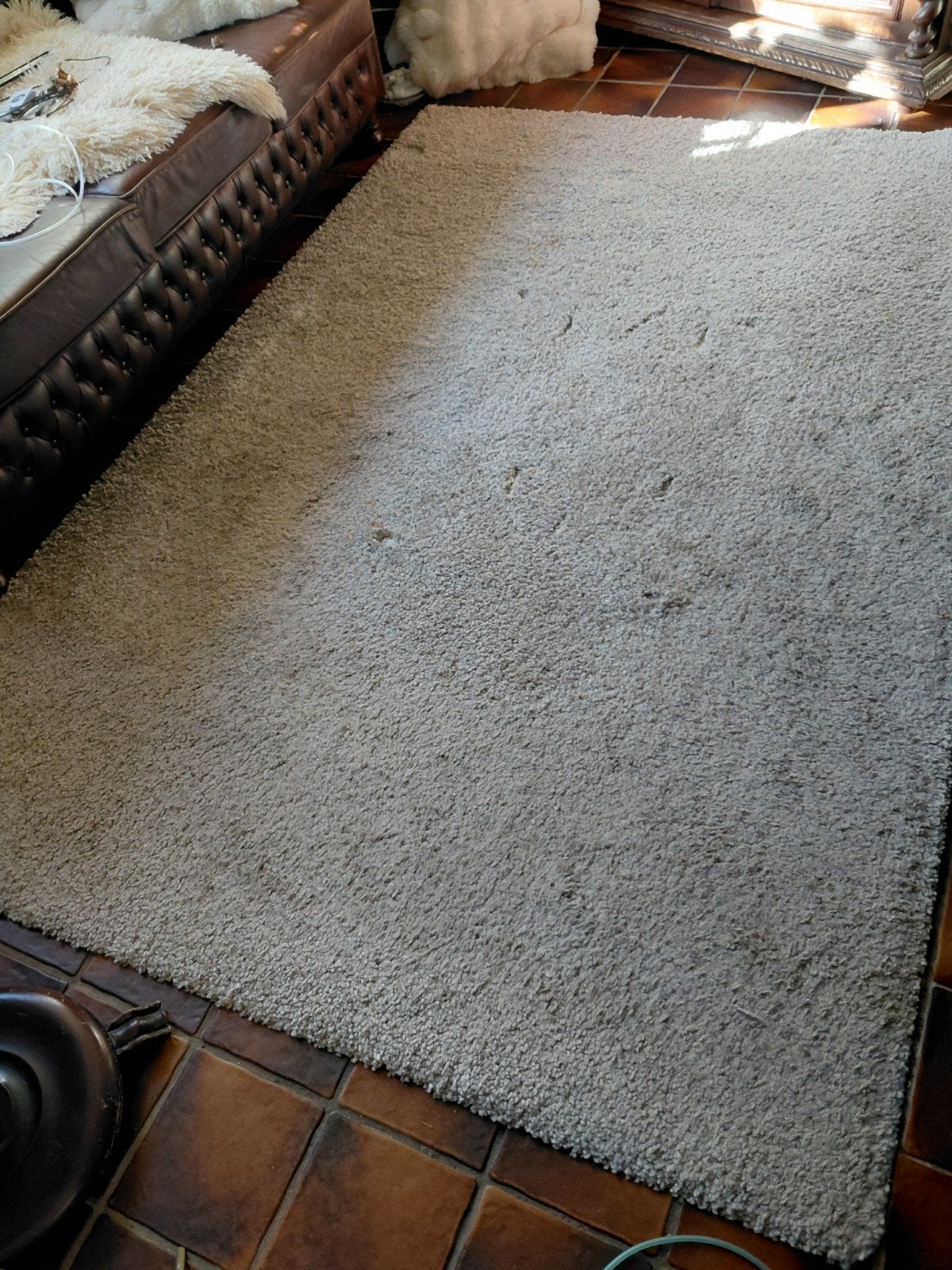 2 vloerkleden, Gebruikt, Beige, 150 tot 200 cm, 200 cm of meer