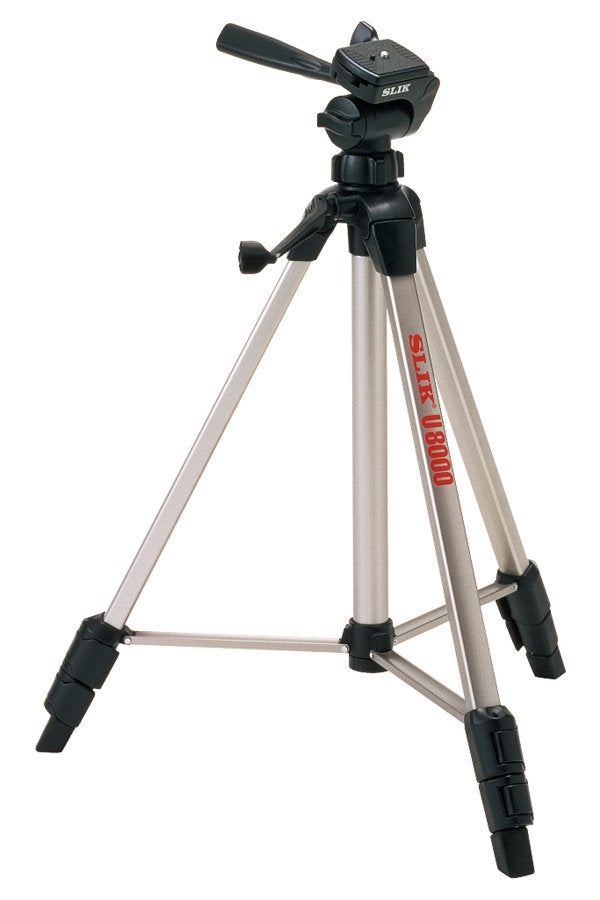 statief SLIK U-8000, Flexibele poten, Slik, Zo goed als nieuw, 150 tot 175 cm