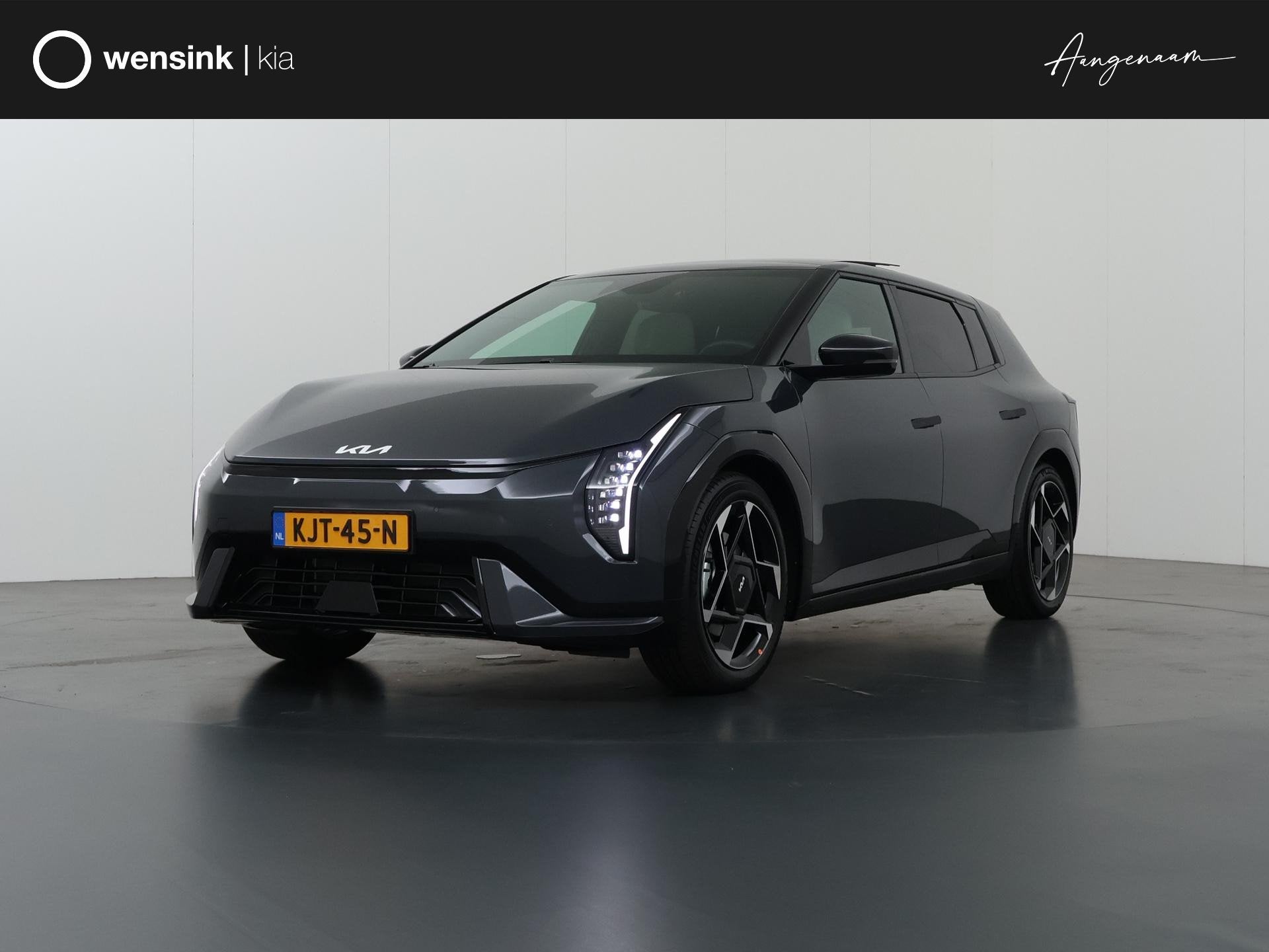Kia EV4 GT-Line 81.4 kWh | Panoramaschuifdak | LED-Matrix |, Auto's, 81 kWh, 510 min, Zwart, Origineel Nederlands