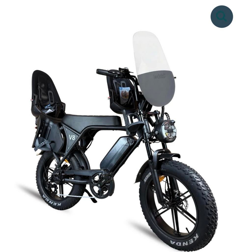 Fat bike | elektrische fiets | ouxi v8 | c80 | met kinderzit, Fietsen en Brommers, Elektrische fietsen, 59 cm of meer, Ophalen of Verzenden