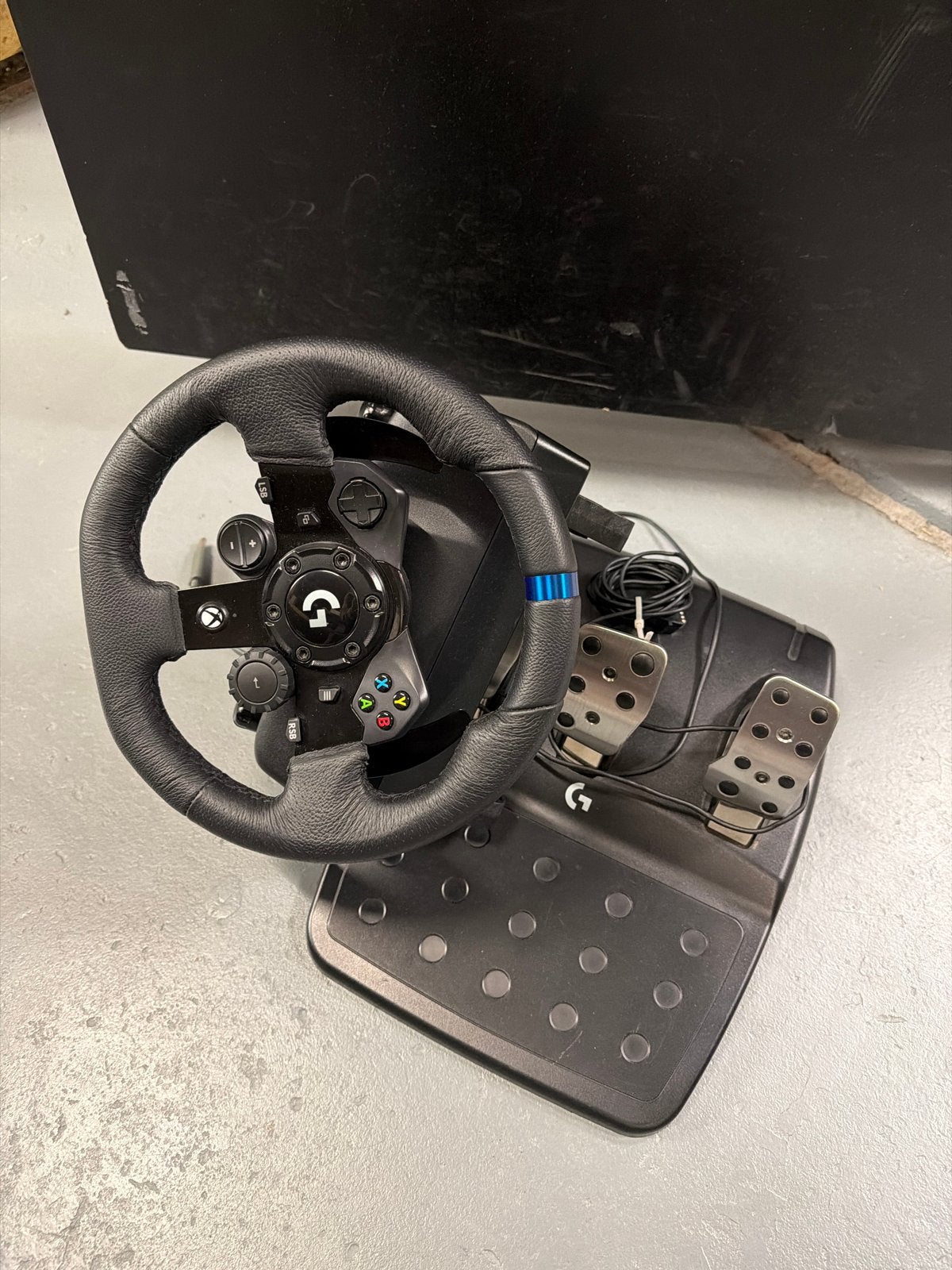 Logitech G923 racestuur en pedalen - defect, Spelcomputers en Games, Spelcomputers | Overige Accessoires, Racestuur, Force feedback