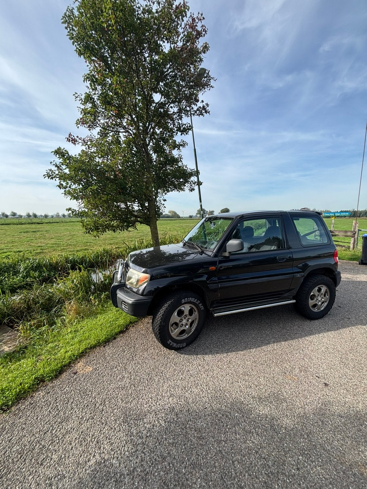 Mitsubishi Pajero Pinin 1.8 GDI 3DRS 4WD, Auto's, Stof, 1834 cc, 4 stoelen, Zwart