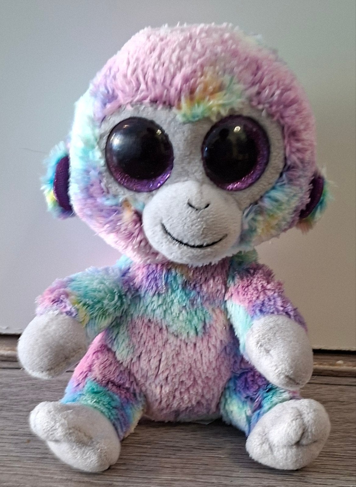 ty beanie boo aap Zuri 16 cm, Overige karakters, Ophalen of Verzenden, Zo goed als nieuw, Meerkleurig