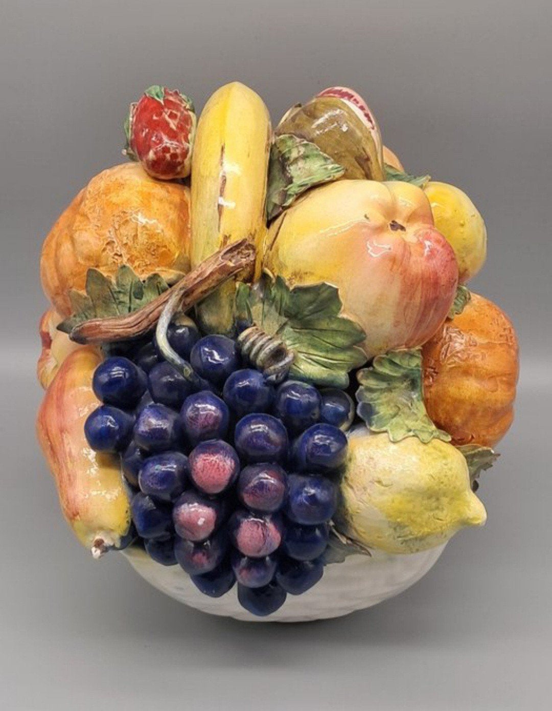 Fruitschaal, Overige materialen, Gebruikt, Schaal, Rond