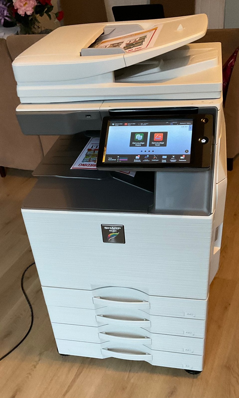 Kopieermachine Sharp Mx 2651 Multifunctionale Kleur Printer, Computers en Software, Printers, Ophalen, All-in-one, Draadloos, Zo goed als nieuw