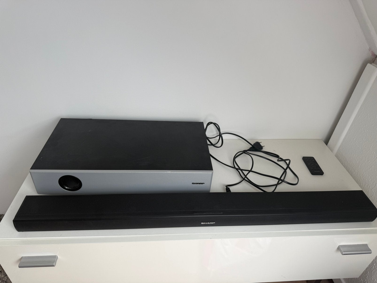 Sharp soundbar met subwoofer, Ophalen of Verzenden, Bluetooth, Nieuw