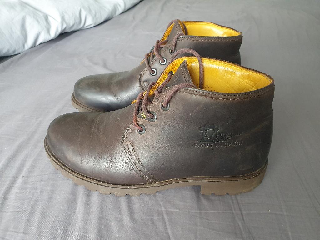 Panama Jack Bota leren halfhoge veterschoen bruin mt 42 ZGAN, Bruin, Boots, Ophalen of Verzenden, Zo goed als nieuw