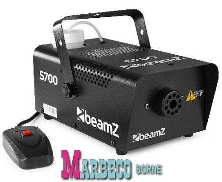 Rookmachine incl. afstandsbediening + Rookvloeistof S700, Rookmachine, Nieuw, Info@marbeco.nl, BeamZ