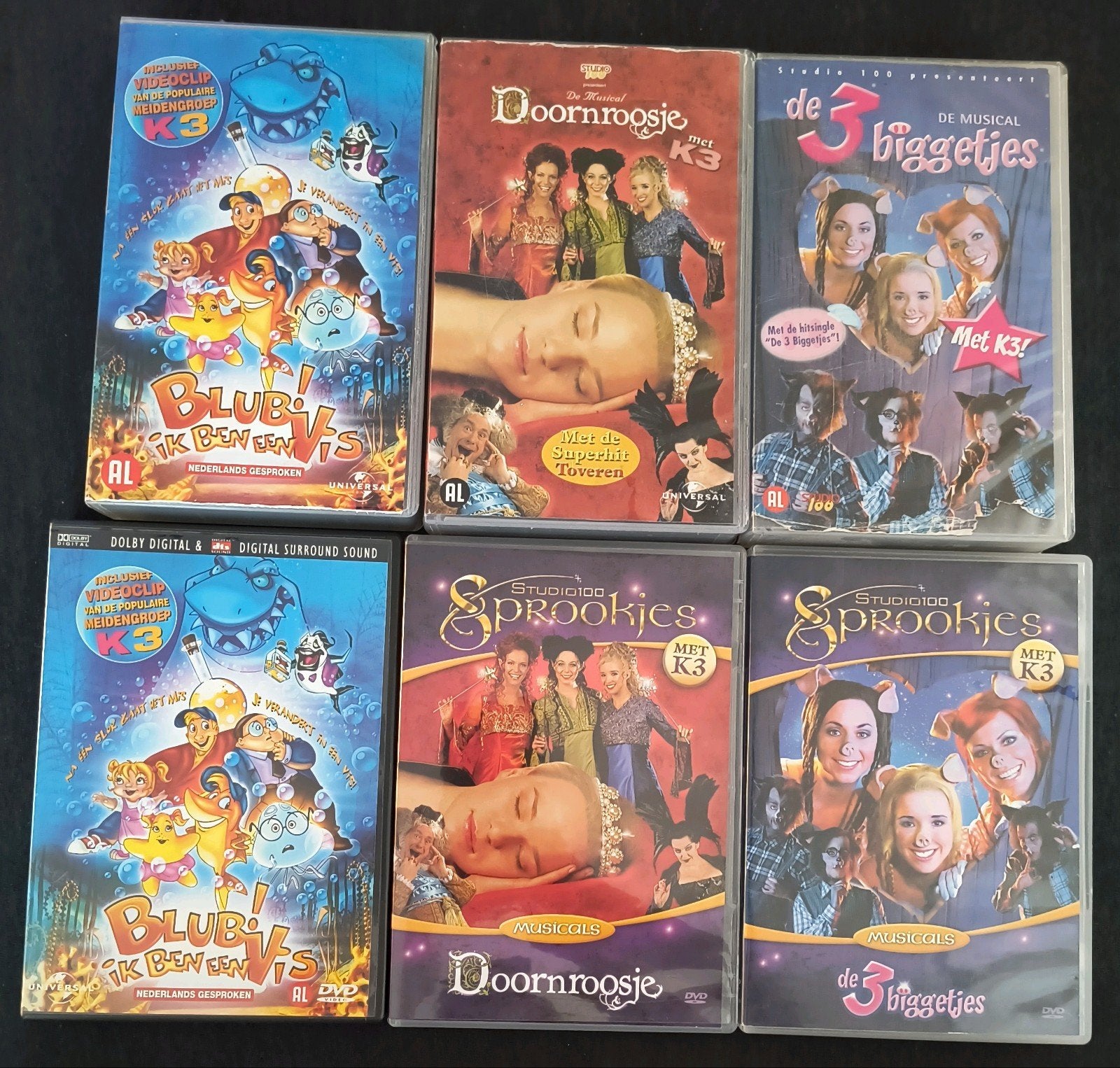 Film/musicals originele K3 op DVD's & VHS, Alle leeftijden, Ophalen of Verzenden, Zo goed als nieuw, Overige typen