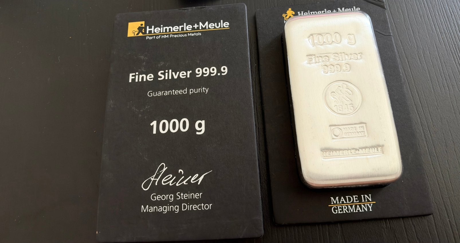 Heimerle + Meule zilverbaar 1000g, Ophalen, Zilver