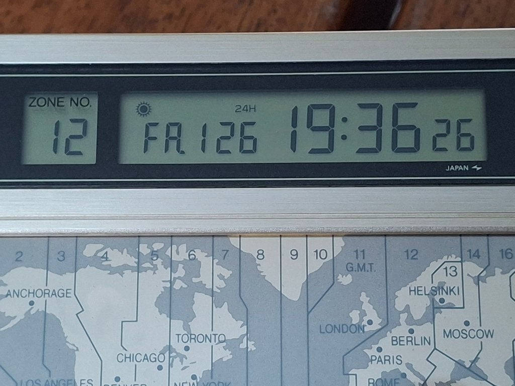 Seiko wereldklok, Ophalen of Verzenden