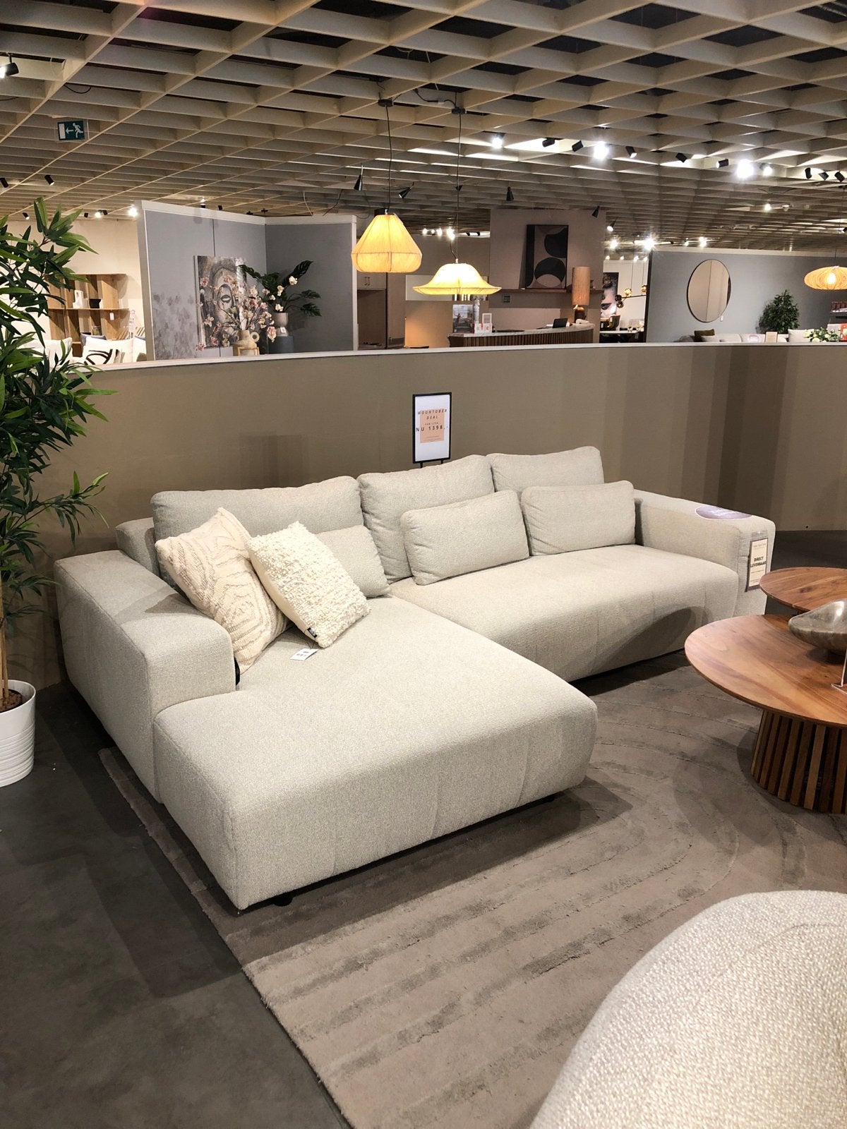 Loungebank Rodan - Direct Leverbaar, Ophalen, Nieuw, Hoekbank, Stof