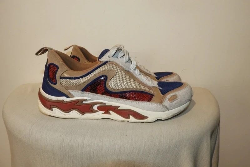 Sandro toffe sneakers vlam zijkant zool kleuren mt 38
