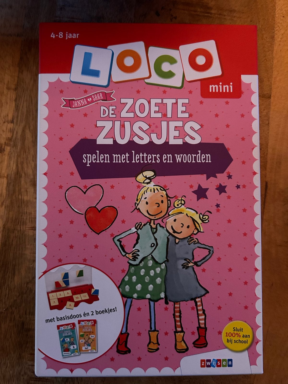 LOCO mini De Zoete Zusjes: Spelen met letters en woorden, Kinderen en Baby's, Speelgoed | Educatief en Creatief, Ophalen, Zo goed als nieuw