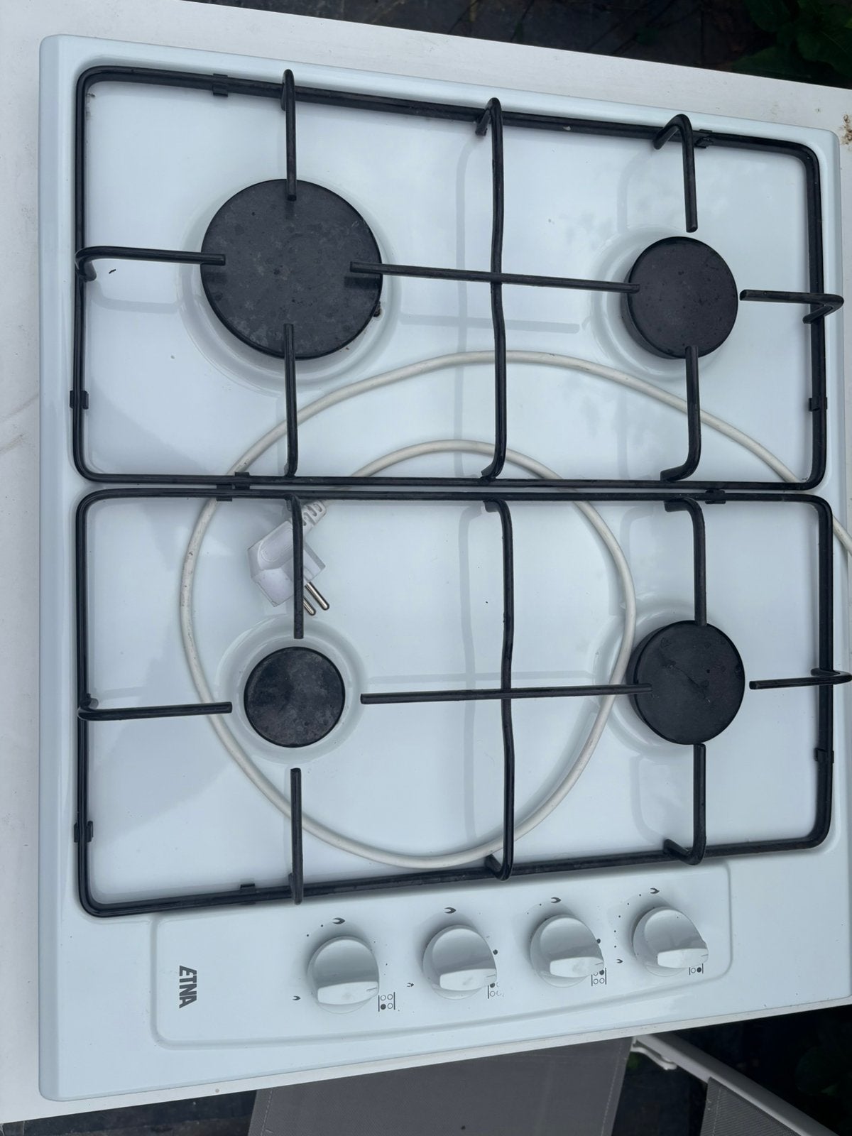 Etna kookplaat gas met elektronische ontsteking, Ophalen, Gebruikt, 4 kookzones, Gas