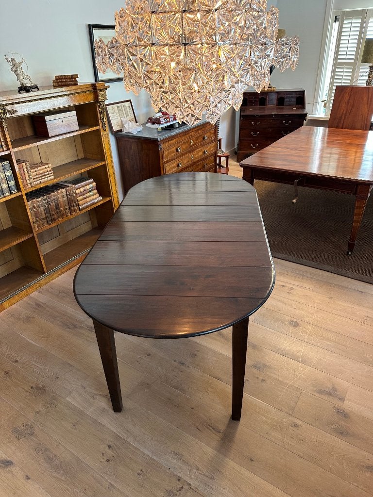 Kersenhouten ovale eetkamertafel, Verzenden