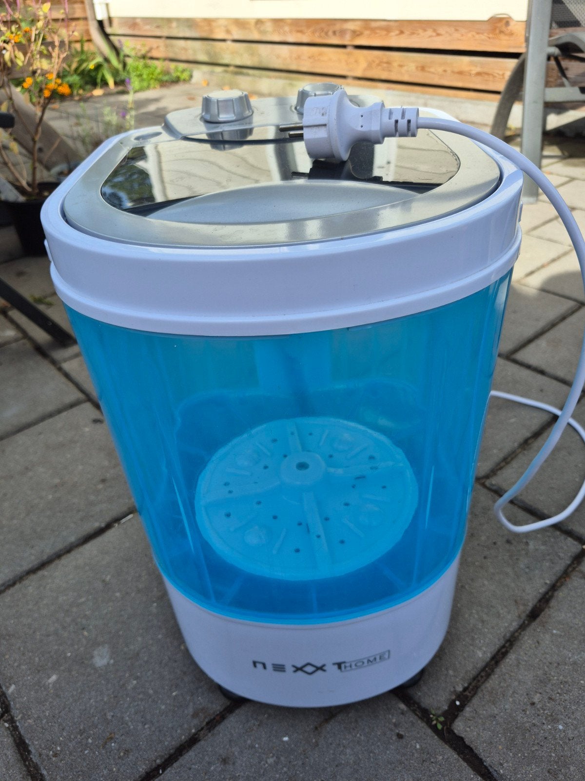 NEXXT HOME Mini Wasmachine - Compact en Draagbaar, Ophalen, Minder dan 1200 toeren, Minder dan 85 cm, Minder dan 4 kg