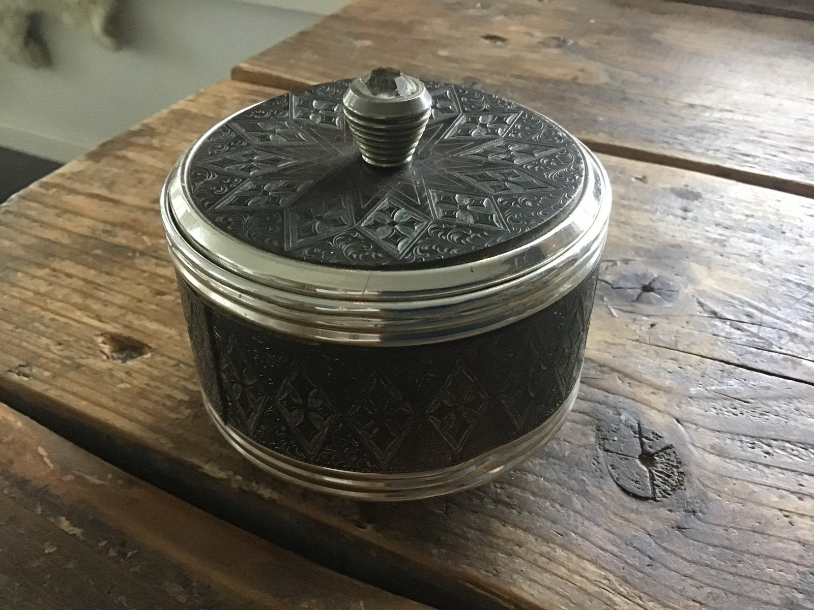 Antieke Poederdoos Muziekdoos, Ophalen of Verzenden