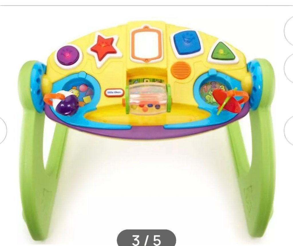 Activiteiten tafel littl tikkens, Ophalen, Zo goed als nieuw, Babygym, Met licht