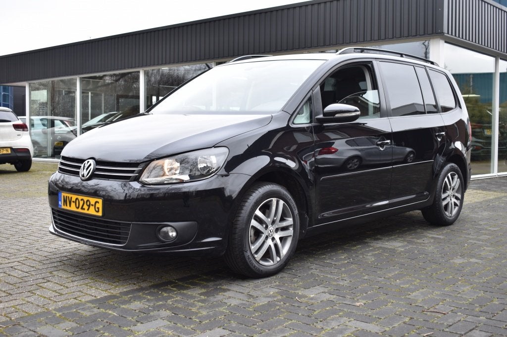 Volkswagen Touran 1.4 TSI Trendline CLIMA CRUISE PDC STOELVE, Auto's, Voorwielaandrijving, Euro 5, 4 cilinders, Zwart