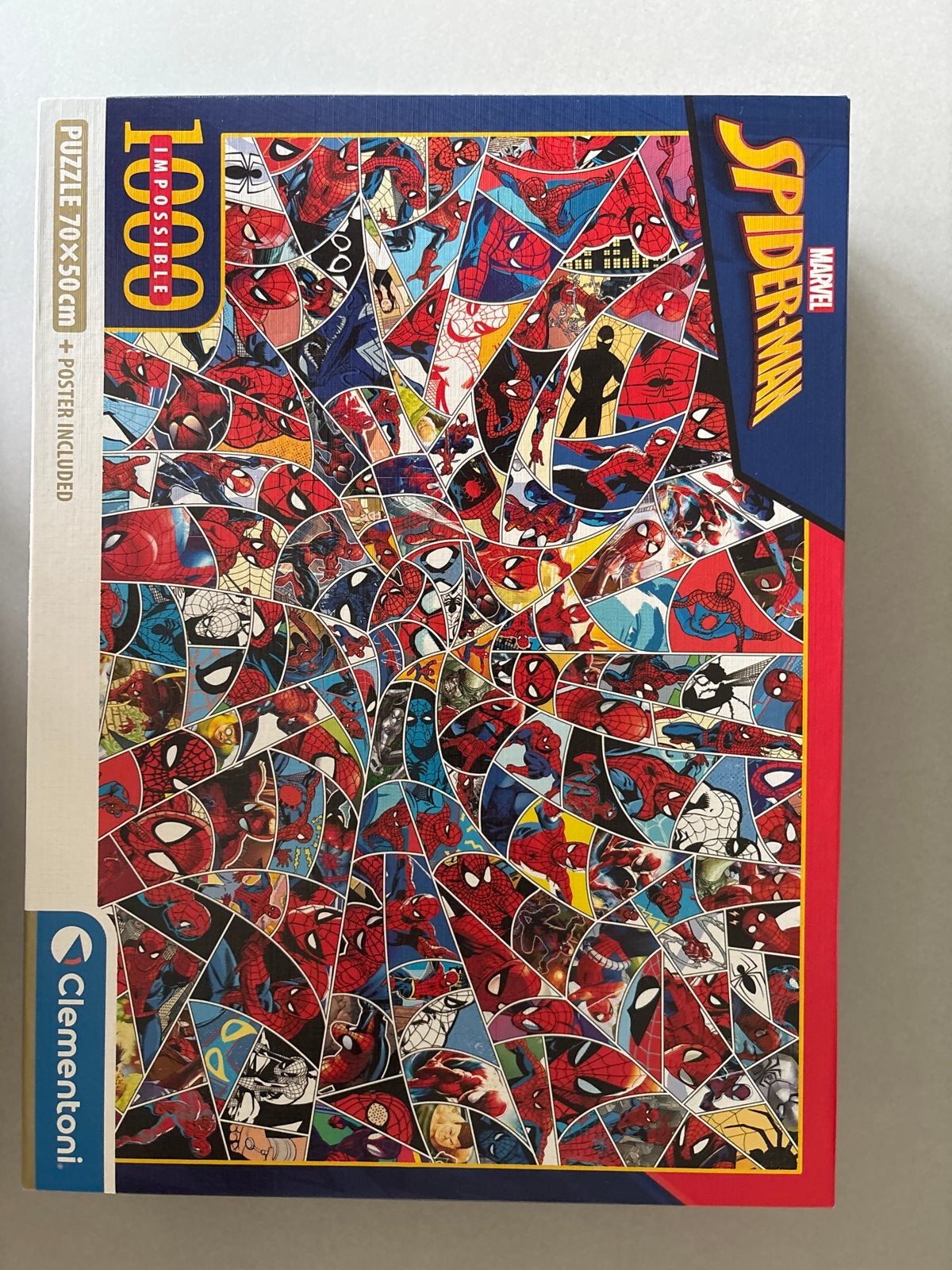 Marvel Spider-Man Impossible Legpuzzel 1000 stukjes, Ophalen of Verzenden, 500 t/m 1500 stukjes, Nieuw, Legpuzzel