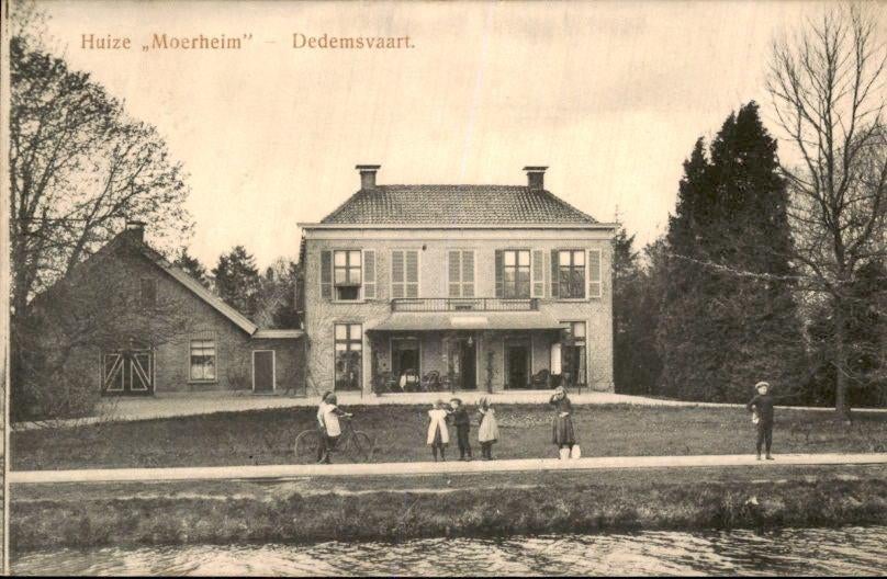 Dedemsvaart - Huize Moerheim, Ophalen of Verzenden, Voor 1920, Gelopen, Overijssel