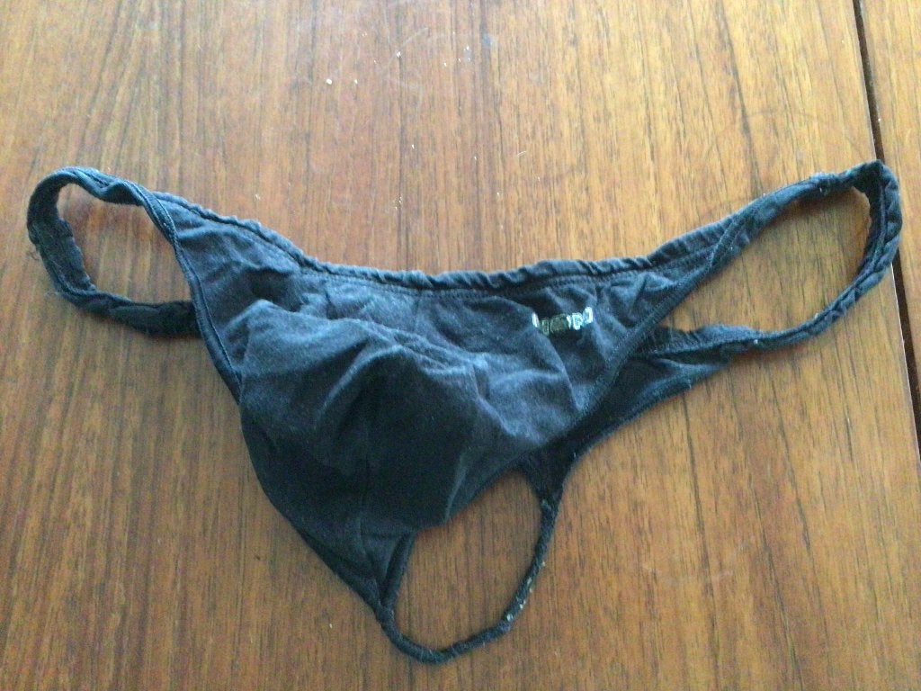 Zwarte HOM tanga, Verzenden, Zwart, Selected Homme, Slip