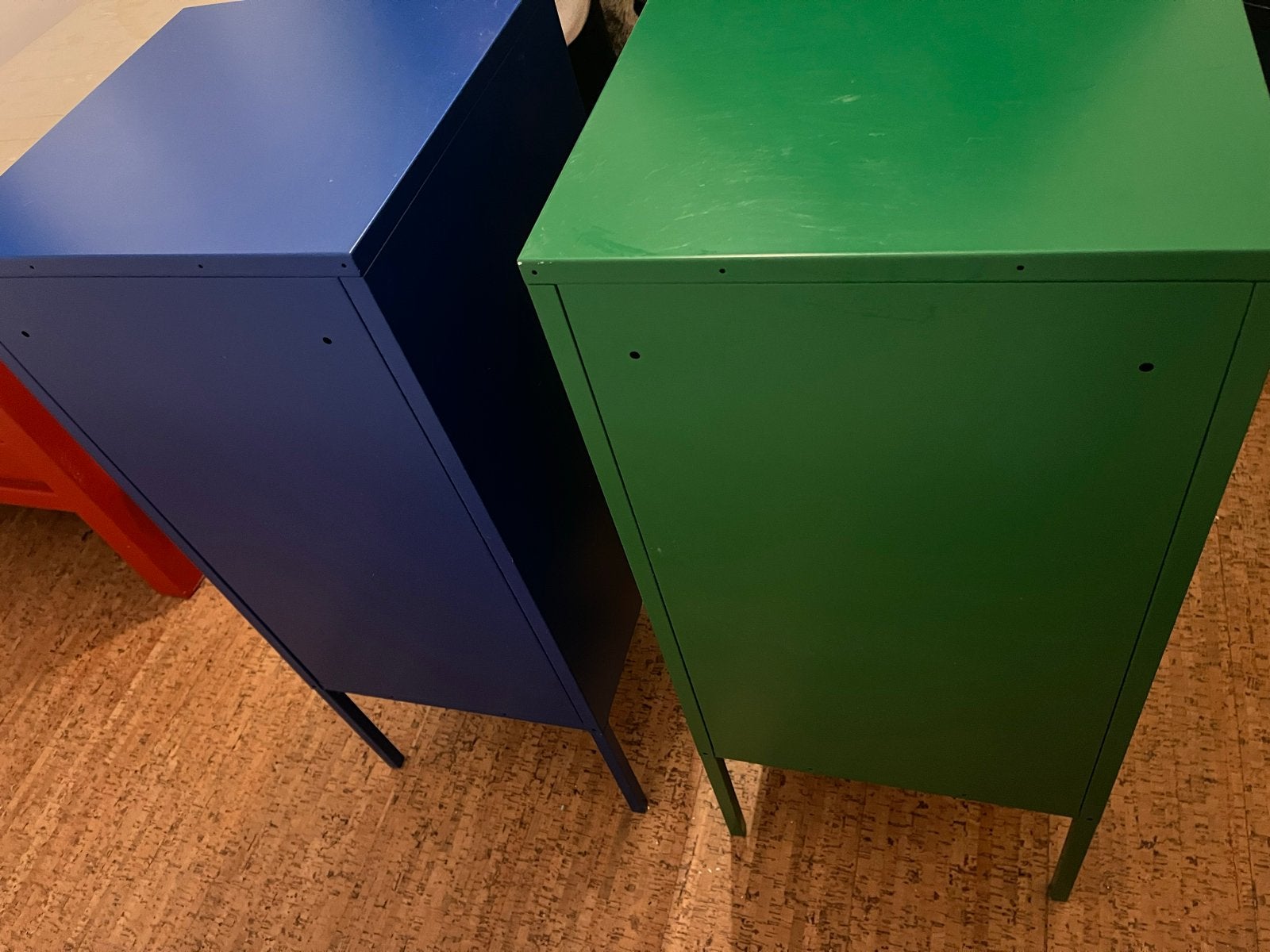 IKEA LIXHULT Kasten - Blauw en Groen (Set van 2), Huis en Inrichting, Ophalen, Zo goed als nieuw
