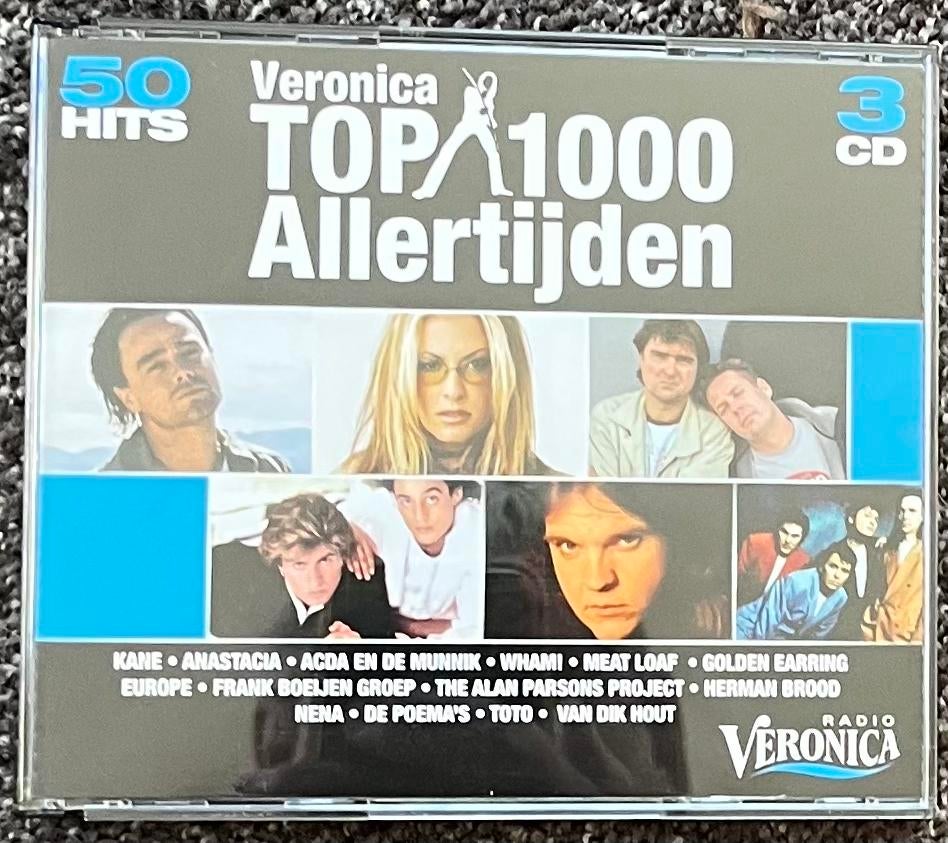 Veronica TOP 1000 Aller Tijden - 3 CD Boxset, Ophalen, Zo goed als nieuw