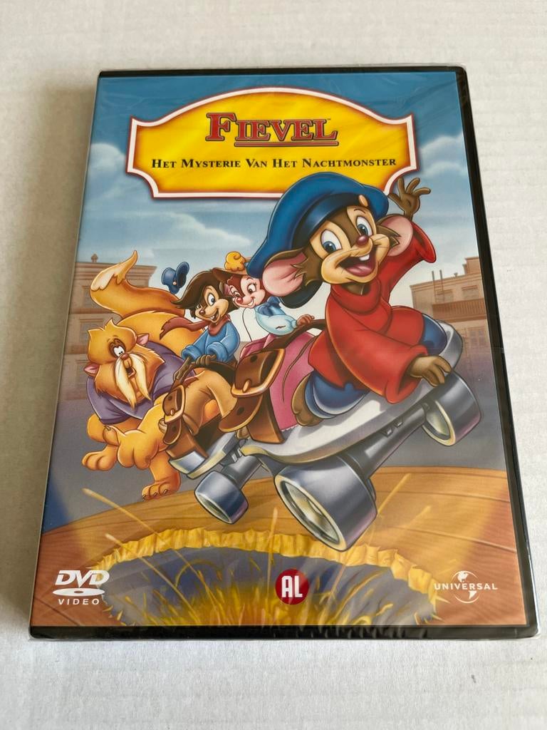 Fievel: Het Mysterie Van Het Nachtmonster DVD sealed, Alle leeftijden, Ophalen of Verzenden, Nieuw in verpakking