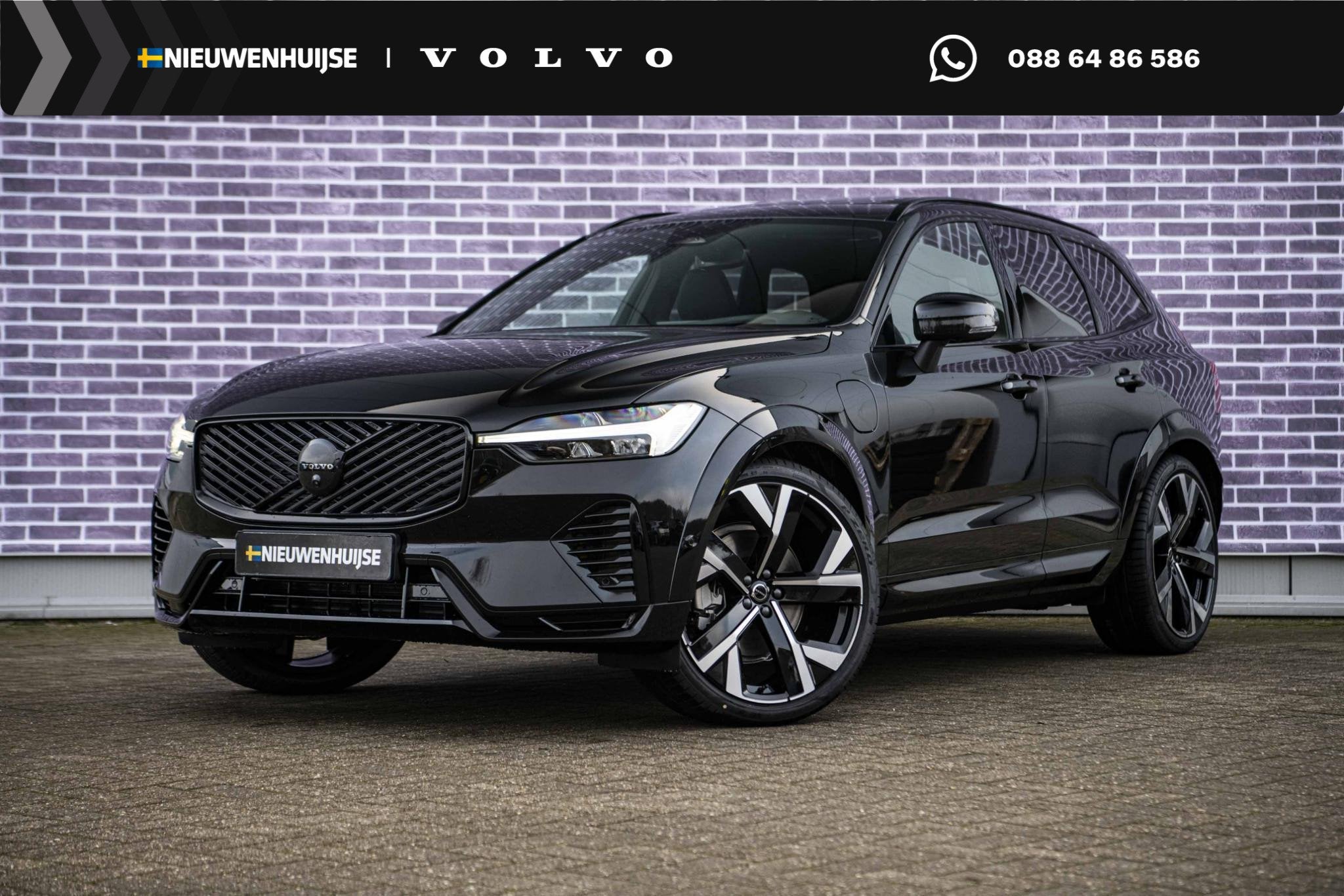 Volvo XC60 2.0 T8 Plug-in hybrid AWD Ultra Dark Executive Ed, Auto's, Volvo, Bedrijf, Te koop, XC60, 360° camera, 4x4, ABS, Achteruitrijcamera