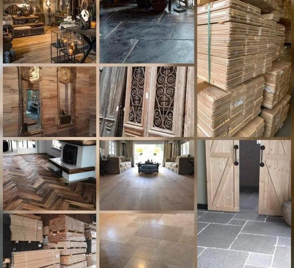 BOURGONDISCHE DALLEN CASTLE STONES TEGELS HOUTEN VLOEREN ETC, Ophalen of Verzenden, Nieuw, 75 m² of meer