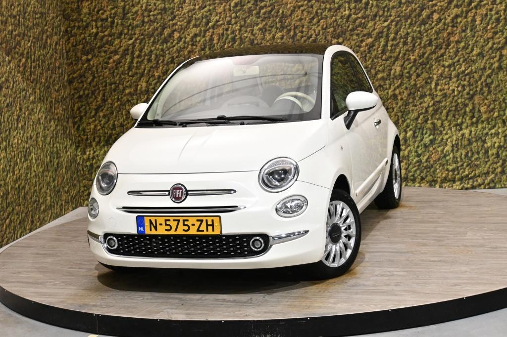 Fiat 500 1.2 Lounge | Parelmoer | Carplay | Panorama | PDC, Auto's, Voorwielaandrijving, Stof, Gebruikt, 840 kg