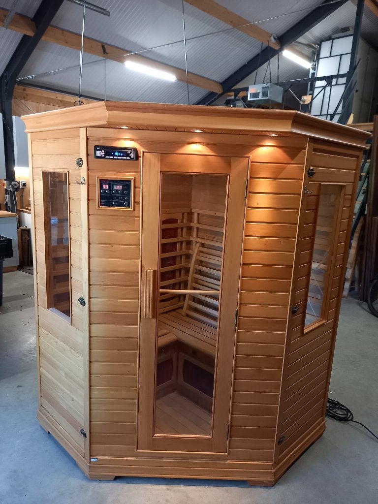 Infraroodsauna InfraSense zo goed als nieuw, Ophalen, Zo goed als nieuw, Infrarood, Complete sauna