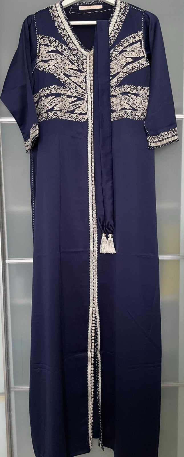 Kaftan (Boutiqeu Saidati), Blauw, Ophalen of Verzenden, Zo goed als nieuw, Boutique Saidati