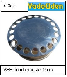 ontkalker / douche set  / GEESA beker  /  RVS  VSH  putje, Doe-het-zelf en Verbouw, Sanitair, N, N, Nieuw, Ophalen of Verzenden