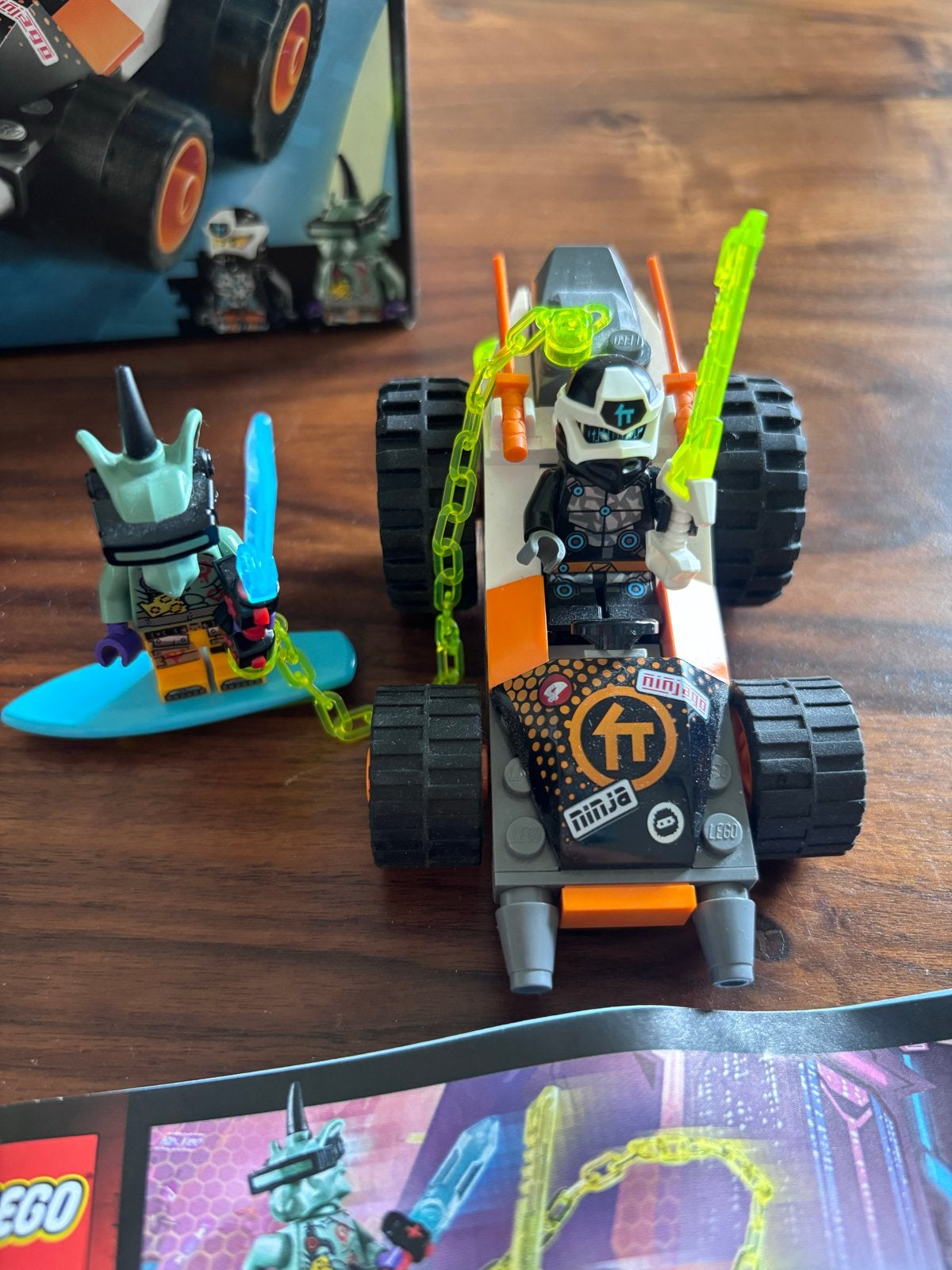 Lego Ninjago 71706 Cole's Speeder Car met minifiguren, Lego, Ophalen of Verzenden, Zo goed als nieuw, Compleet