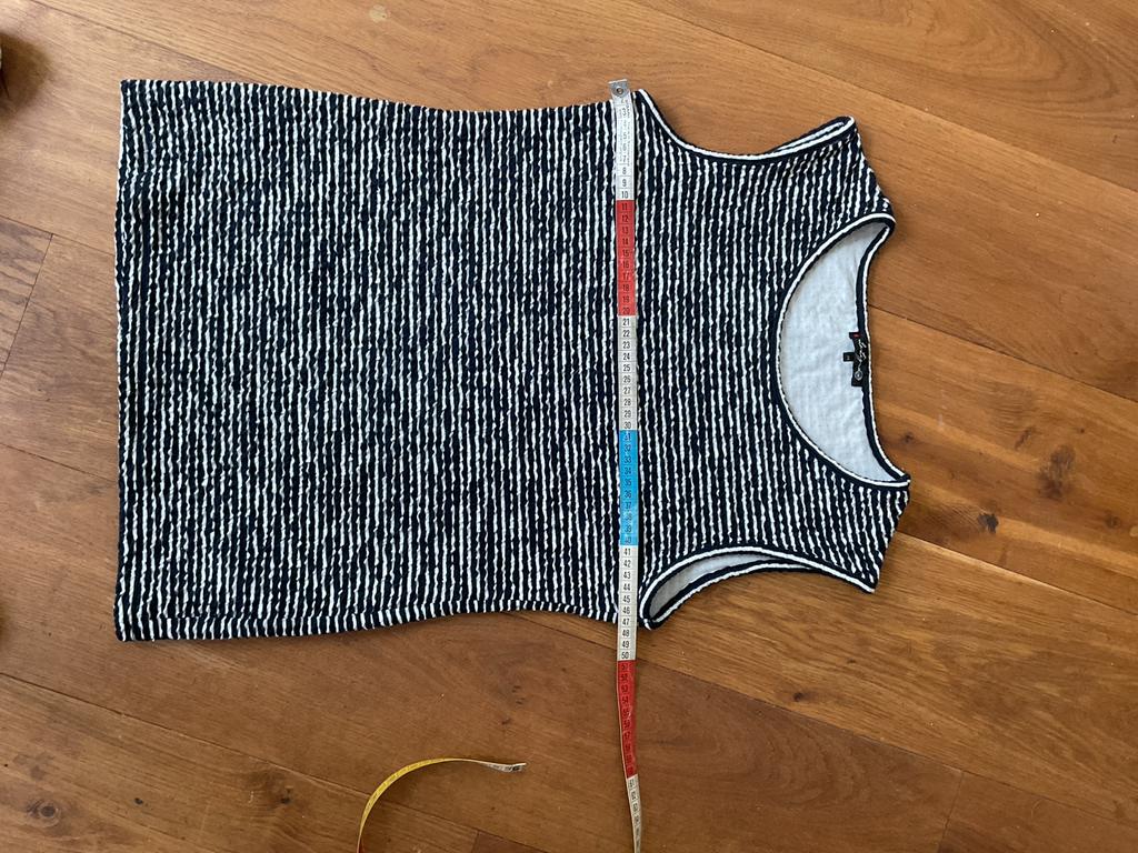 La Ligna gestreepte top, maat XL (40-42), Verzenden, Zwart, Maat 46/48 (XL) of groter, Zo goed als nieuw
