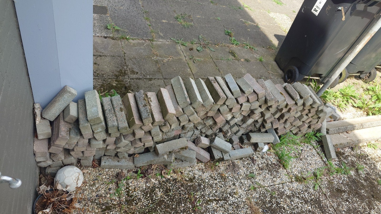 Gebruikte tegels en klinkers voor tuin of terras, Ophalen, Overige materialen, Gebruikt, Minder dan 20 cm