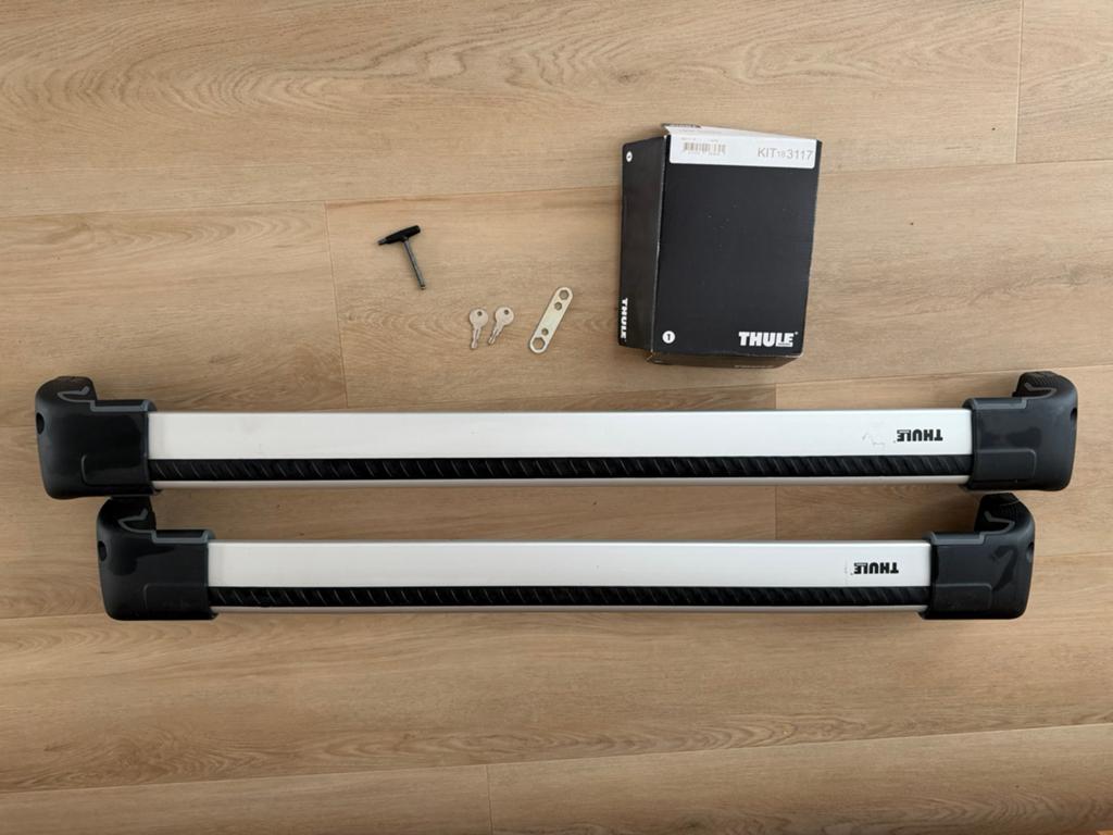 Dakdragers Thule WingBar Edge, Mercedes CLA Shooting Brake, Ophalen, Gebruikt