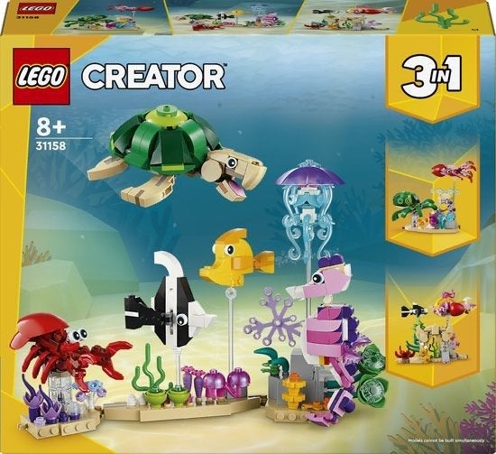LEGO Creator 31158 Zee Dieren Onderwaterwereld 3-in-1 NIEUW, Ophalen, Lego, Nieuw, Ongeopend/sealed