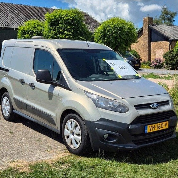 Ford Transit Connect 1.6 Tdci 70KW 2014, marge, Auto's, Euro 5, Stof, 4 cilinders, Bruin
