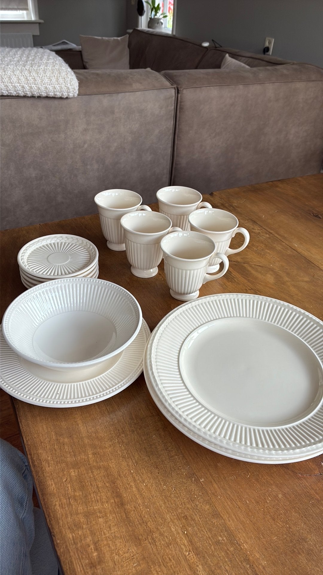 Wedgwood edme borden  kopjes onderzetters  etc zie foto’s, Antiek en Kunst, Ophalen of Verzenden