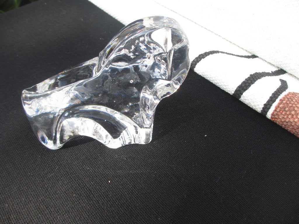 Kosta Boda glazen paperweight bok, Ophalen of Verzenden